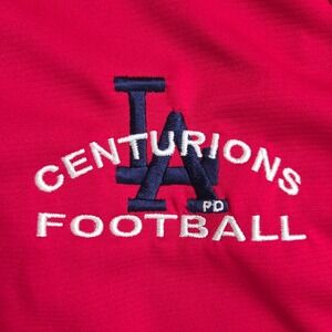 Holloway‎ LAPD Centurions Football Polo Shirt Red Mens 2XL Performance Athletic